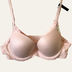 NWT Pink AERIE DEMI Push-Up Intimates Lightly-lines Bra 34AA
